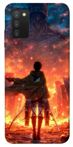 Чехол Attack on titan eren для Galaxy A03s
