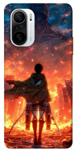 Чохол Attack on titan eren для Xiaomi Poco F3