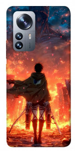 Чехол Attack on titan eren для Xiaomi 12