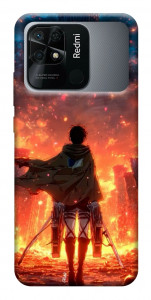 Чохол Attack on titan eren для Xiaomi Redmi 10C