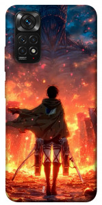Чехол Attack on titan eren для Xiaomi Redmi Note 11S