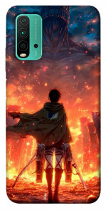 Чехол Attack on titan eren для Xiaomi Redmi 9T