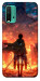 Чехол Attack on titan eren для Xiaomi Redmi Note 9 4G