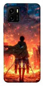 Чохол Attack on titan eren для Vivo Y15s