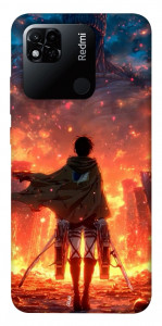 Чехол Attack on titan eren для Xiaomi Redmi 10A