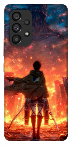 Чохол Attack on titan eren для Galaxy A53