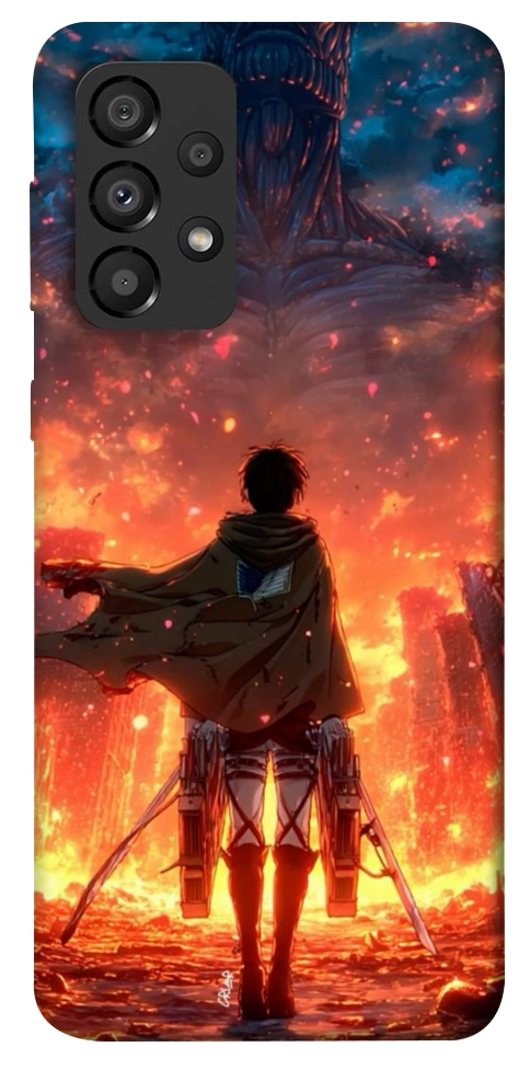 Чехол Attack on titan eren для Galaxy A33 5G
