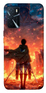 Чохол Attack on titan eren для Oppo A16 4G