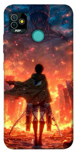 Чехол Attack on titan eren для TECNO Pop 5
