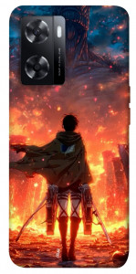 Чехол Attack on titan eren для Oppo A57s