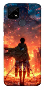 Чехол Attack on titan eren для Realme C25Y