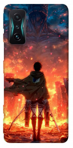 Чохол Attack on titan eren для Xiaomi Redmi K50 Gaming