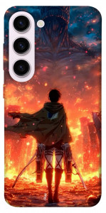 Чохол Attack on titan eren для Galaxy S23+