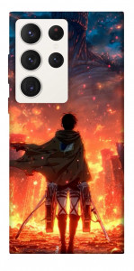 Чехол Attack on titan eren для Galaxy S23 Ultra