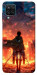 Чехол Attack on titan eren для Galaxy M12
