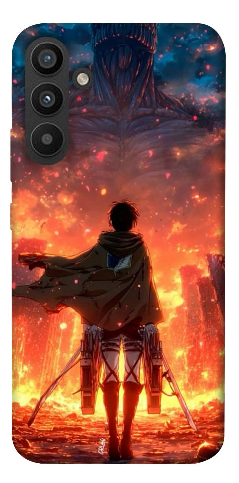 Чохол Attack on titan eren для Galaxy A34 5G