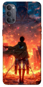 Чехол Attack on titan eren для Oppo Reno 4