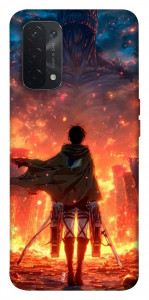 Чехол Attack on titan eren для Oppo A54 5G