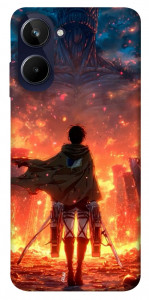 Чохол Attack on titan eren для Realme 10 4G