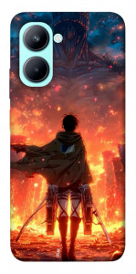 Чохол Attack on titan eren для Realme C33