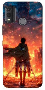 Чехол Attack on titan eren для Nokia G11 Plus