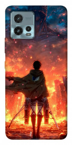 Чехол Attack on titan eren для Motorola Moto G72