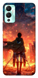 Чехол Attack on titan eren для Infinix Hot 12 Play