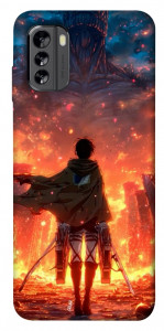 Чохол Attack on titan eren для Nokia G60