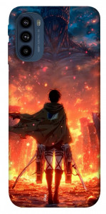 Чехол Attack on titan eren для Motorola Moto G41