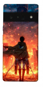 Чохол Attack on titan eren для Google Pixel 6 Pro