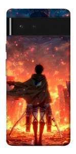 Чохол Attack on titan eren для Google Pixel 6