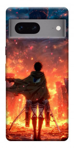 Чехол Attack on titan eren для Google Pixel 7