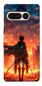 Чехол Attack on titan eren для Google Pixel 7 Pro
