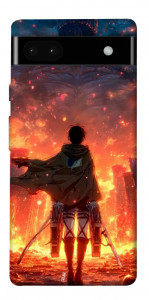 Чехол Attack on titan eren для Google Pixel 6A