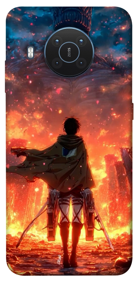 Чохол Attack on titan eren для Nokia X20