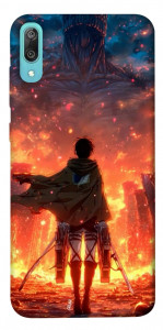Чехол Attack on titan eren для Huawei Y6 Pro (2019)