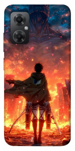 Чехол Attack on titan eren для Xiaomi Redmi Note 11R