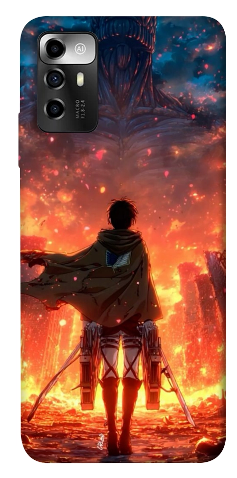 Чохол Attack on titan eren для ZTE Blade V40 Vita