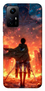Чехол Attack on titan eren для Xiaomi Redmi Note 12S