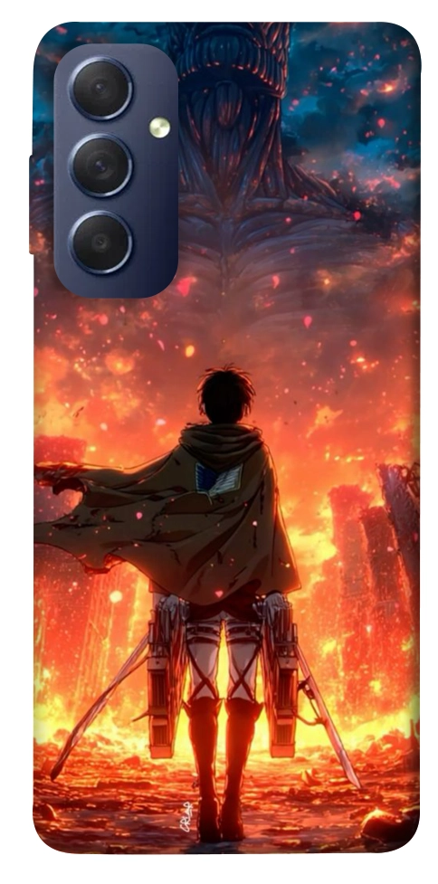 Чехол Attack on titan eren для Galaxy M54 5G