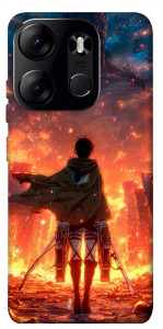 Чохол Attack on titan eren для Tecno Spark Go 2023