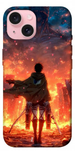 Чохол Attack on titan eren для iPhone 15