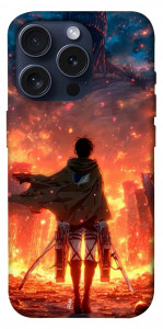 Чохол Attack on titan eren для iPhone 15 Pro