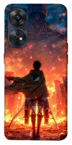 Чохол Attack on titan eren для Oppo Reno 8 T 4G