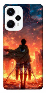 Чехол Attack on titan eren для Xiaomi Poco F5