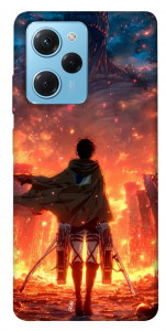 Чохол Attack on titan eren для Xiaomi Poco X5 Pro 5G