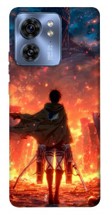 Чехол Attack on titan eren для Motorola Edge 40