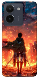 Чохол Attack on titan eren для Vivo Y36