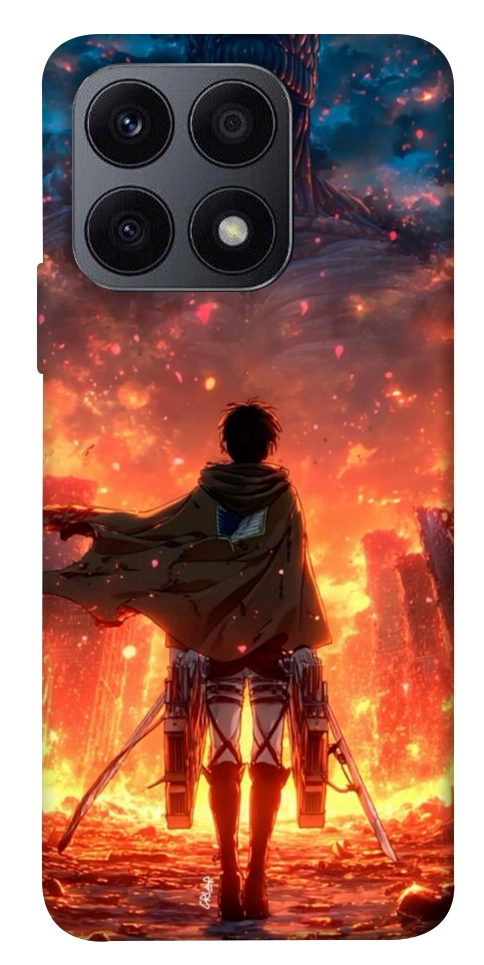 Чехол Attack on titan eren для Huawei Honor X8a