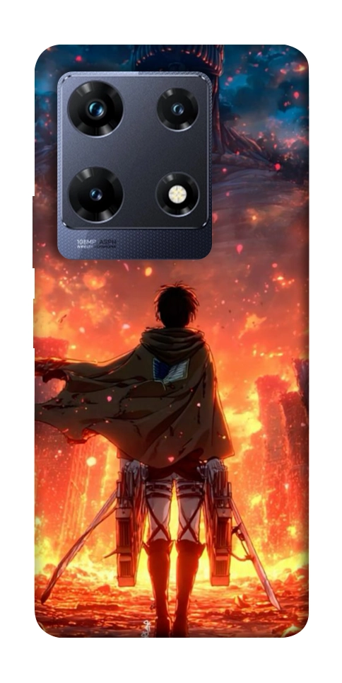 Чехол Attack on titan eren для Infinix Note 30 Pro NFC